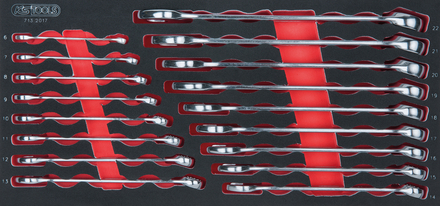 Module de clés mixtes ULTIMATE®, 17 pièces KS TOOLS - 713.2017
