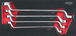 Module de clés polygonales contre-coudées 75°, 4 pièces KS TOOLS - 713.2021