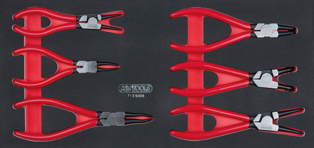 Module de 6 pinces à Circlips® KS TOOLS - 713.5006