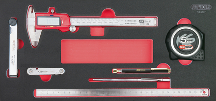 Module d'outils de mesure, 7 pièces KS TOOLS - 713.8007