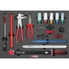 Composition d'outils spéciale roue pour servante, 60 pièces KSTOOLS - 7140060
