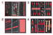 Composition d'outils 4 tiroirs pour servante, 241 pièces KS TOOLS - 714.0241