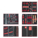Composition d'outils 5 tiroirs pour servante, 384 pièces KS TOOLS - 714.0380