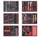 Composition d'outils 6 tiroirs pour servante, 455 pièces KS TOOLS - 714.0452