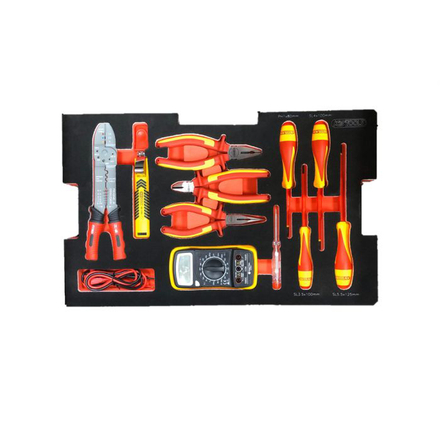 Module d'outillage électrique pour boites de transport SCM, 11 pcs KSTOOLS - 716.0011