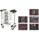 Servante ULTIMATE blanche 7 tiroirs équipée de 283 outils KS TOOLS - 803.7283