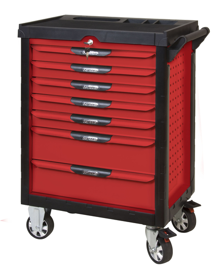 Servante ULTIMATE rouge, 7 tiroirs KS TOOLS - 809.0007