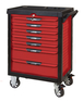 Servante ULTIMATE rouge, 7 tiroirs KS TOOLS - 809.0007