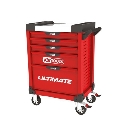 Servante ULTIMATE 5 tiroirs avec composition d’outils pour la carrosserie, 166 pièces KSTOOLS - 8095154
