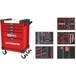 Servante ULTIMATE rouge 5 tiroirs équipée de 384 outils KS TOOLS - 809.5380