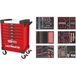 Servante ULTIMATE rouge 9 tiroirs équipée de 158 outils KS TOOLS - 809.9158