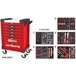 Servante ULTIMATE grise et jaune 7 tiroirs équipée de 173 outils KS TOOLS - 814.7173