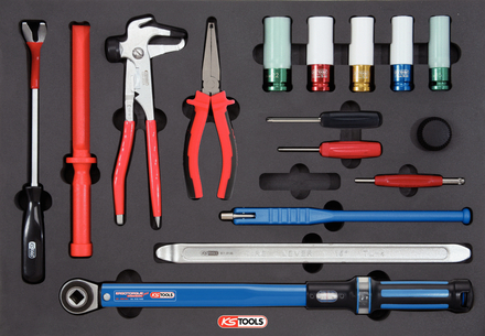 Module spécial démontage roues, 16pcs KS TOOLS - 815.1195