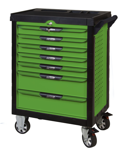 Servante ULTIMATE verte, 7 tiroirs KS TOOLS - 817.0007