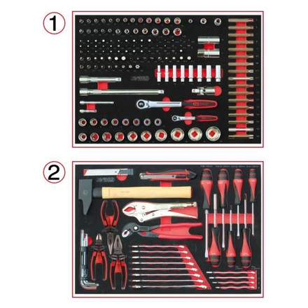 Servante One by One 7 tiroirs équipée de 184 outils KSTOOLS - 8237184