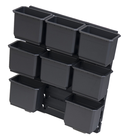 Lot d'inserts pour boite de transport SCM, 9 pièces KS TOOLS - 850.0376