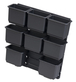 Lot d'inserts pour boite de transport SCM, 9 pièces KS TOOLS - 850.0376