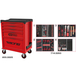 Servante RACING 5 tiroirs équipée de 263 outils KSTOOLS - 855.5263