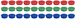 Jeu d'aimants bleus Diam.25 mm, 10pcs KS TOOLS - 860.0884