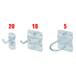 Kit de 35 crochets pour armoires 810.8058 et 810.8058SN KSTOOLS - 860.0897