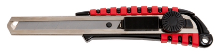 Cutter universel à manche bi-matière à retour de lame automatique, 18mm- L.190mm KS TOOLS - 907.2141
