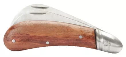 Couteau d'éléctricien avec 1 lame serpette et 1 lame droite Inox KS TOOLS - 907.2186
