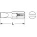Boite de 5 embouts de vissage INOX Fente 1/4