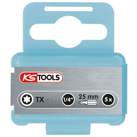 Boite de 5 embouts de vissage INOX TORX® 1/4