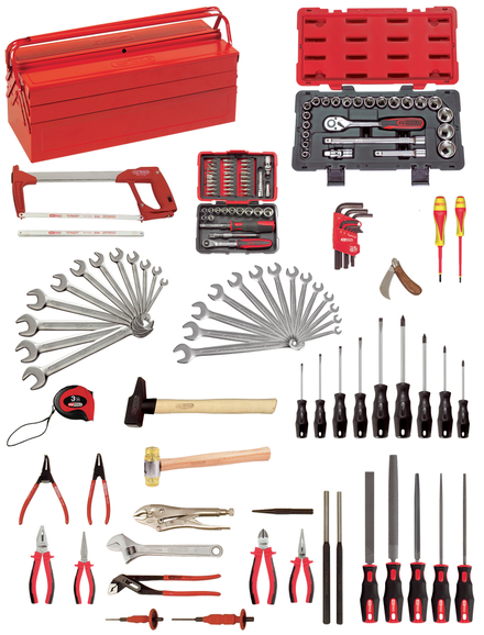 Composition d'outils pour la mécanique générale - 149 pcs KS TOOLS - 911.0149