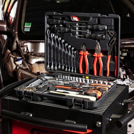 Coffret d'outillage généraliste 1/4'' - 1/2'', 103 pièces KSTOOLS - 9110703