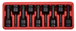 Jeu de douilles longues à chocs RIBE® 1/2'', 9 pcs KS TOOLS - 911.0934