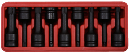 Jeu de douilles à chocs XZN® 1/2'' , 9pcs KS TOOLS - 911.0944