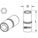 Douille TORX® E 12 extra courte pour Mercedes KSTOOLS - 9111288