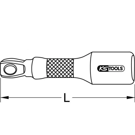 Rallonge ULTIMATE articulée 1/2'', L.500 mm KSTOOLS - 9111836