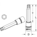 Douille tournevis longue 1/2'' RIBE®, M10 KSTOOLS - 9111926