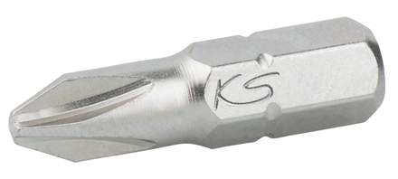 Boîte de 5 embouts de vissage PHILLIPS®, L.25 mm - 1/4'' - PH2 KS TOOLS - 911.2205
