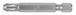 Boîte de 5 embouts de vissage POZIDRIV®, L.50 mm - 1/4'' - PZ2 KS TOOLS - 911.2232