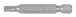 Boite de 5 embouts de vissage TORX®, L.50 mm - 1/4'' - T7 KS TOOLS - 911.2717