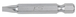 Boîte de 5 embouts de vissage Fente, L.50 mm - 1/4'' - 3 mm KS TOOLS - 911.2747