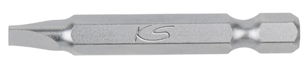 Boîte de 5 embouts de vissage Fente, L.50 mm - 1/4'' - 4,5 mm KS TOOLS - 911.2753