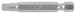 Boîte de 5 embouts de vissage 6 pans, L.50 mm - 1/4'' - 6 mm KS TOOLS - 911.2822