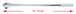 Cliquet téléscopique 3/4'' - 24 dents - L.510 à 730 mm KS TOOLS - 911.3490