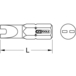 Boîte de 5 embouts de vissage SPANNER®, L.25 mm - 1/4'' - 12 mm KSTOOLS - 9113595