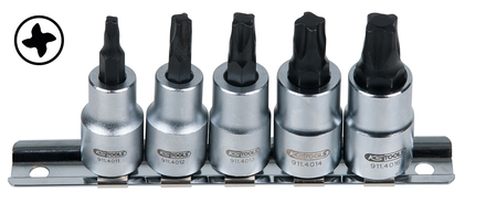 Jeu de douilles tournevis MORTORq® 3/8'', 5 pcs KS TOOLS - 911.4010