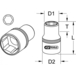 Douille 6 pans - 3/4'' – 37mm KSTOOLS - 9114104