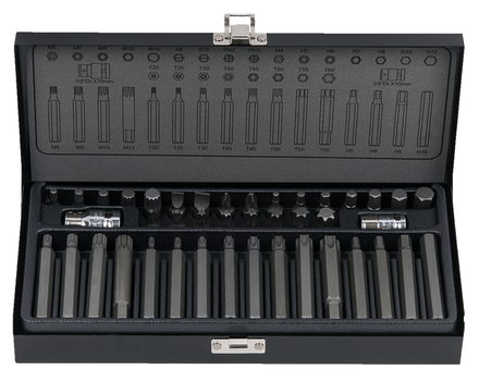 Coffret de 42 Embout de vissages, 30 mm - 75 mm - A 10 mm KS TOOLS - 911.4304