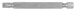 Boite de 5 embouts de vissage TORX® percé, L.75 mm - 1/4'' - T40 KS TOOLS - 911.7709