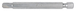Boîte de 5 embouts de vissage TORQ-SET®, L.75 mm - 1/4'' - 6 mm KS TOOLS - 911.7716