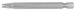 Boîte de 5 embouts de vissage SPANNER®, L.75 mm - 1/4'' - 4 mm KS TOOLS - 911.7723