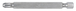 Boîte de 5 embouts de vissage POZIDRIV®, L.75 mm - 1/4'' - PZ3 KS TOOLS - 911.7729